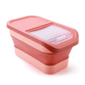 Airtight Collapsible Pet Food Storage Container - 13/33LB Dry Dog Cat Food Box