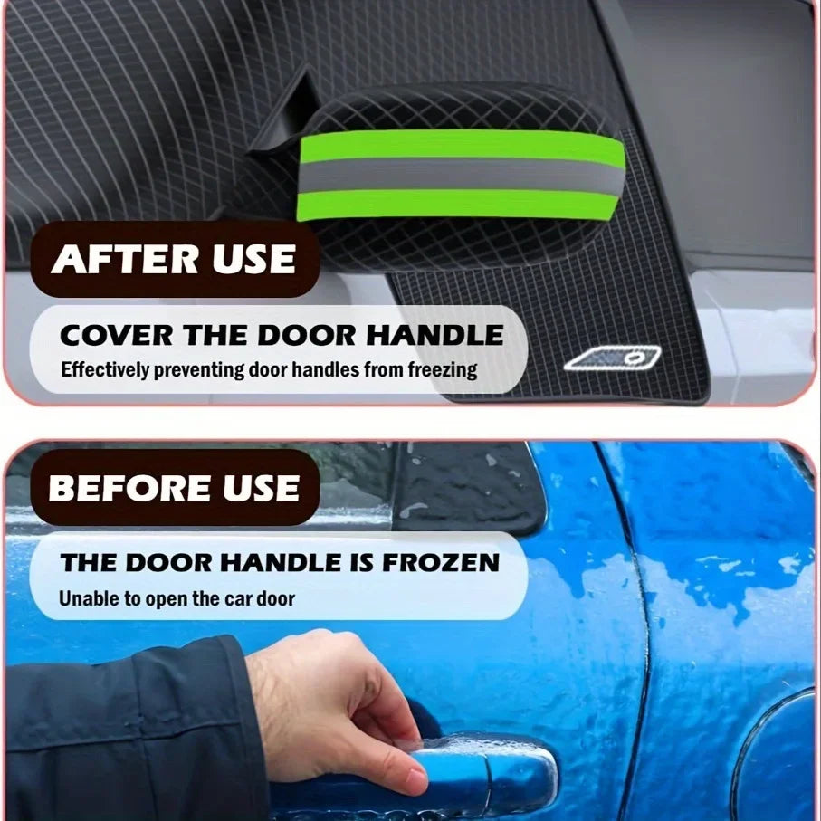 Vabena Car Windshield Snow Cover - All-Season 3 Window Sun Blocker
