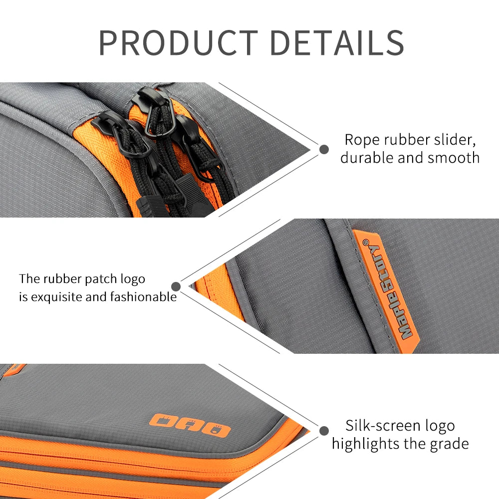 Travel Cable Organizer Bag - Portable Electronic Accessories Pouch