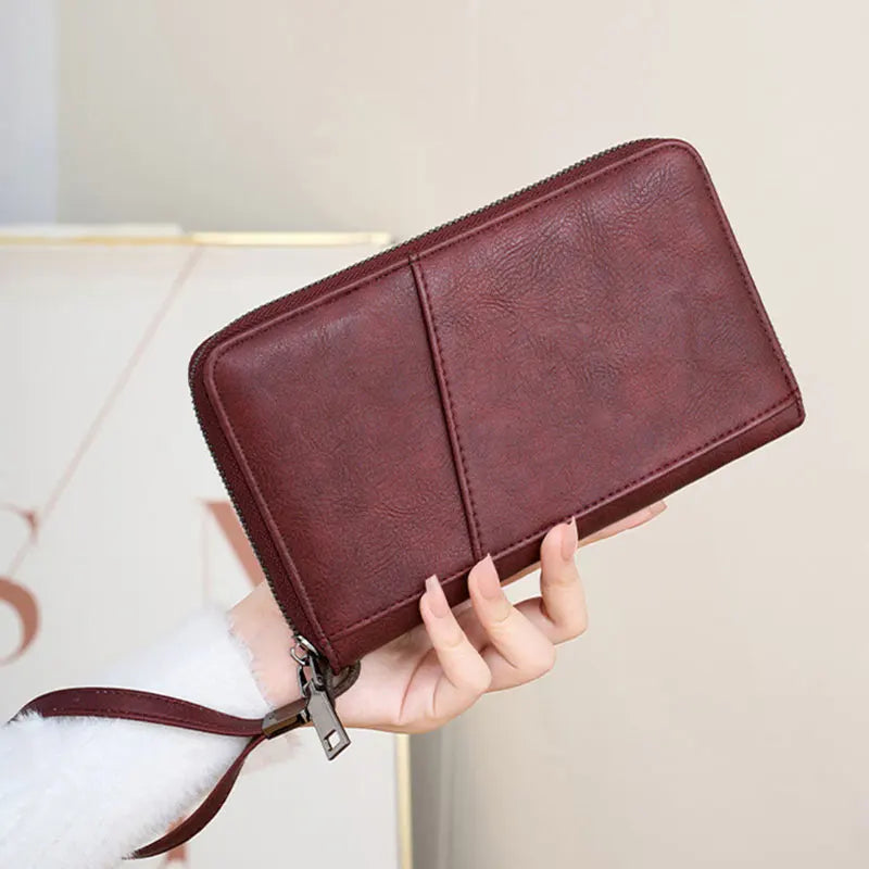 Travel Passport Wallet - RFID Anti-Theft PU Leather Organizer for Men & Women