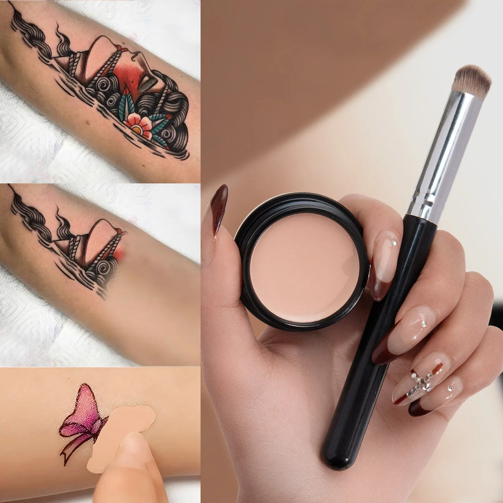 Hydrating Eye Brightening Concealer & Contour Cream - Full Coverage, Long-Lasting Makeup