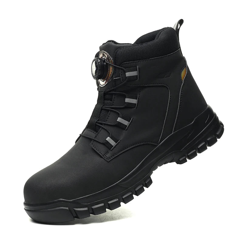 Waterproof Steel Toe Industrial Work Boots - Ultimate Protection