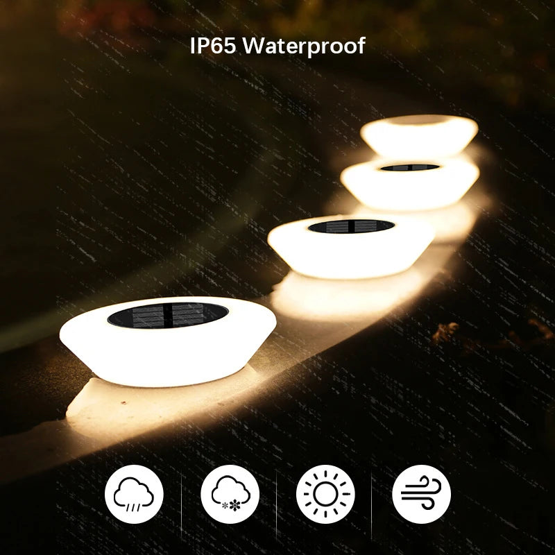 SHENZHITECH Solar Ground Lights - High-Efficiency Landscape Lighting