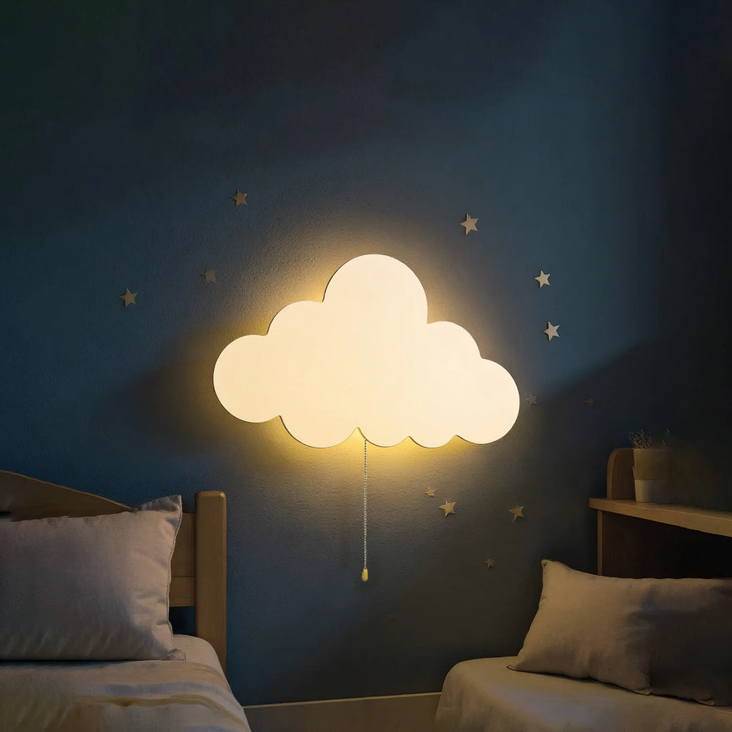 Cloud Light Floating Cloud Wall Lamp - Nursery & Kids' Bedroom Night Light