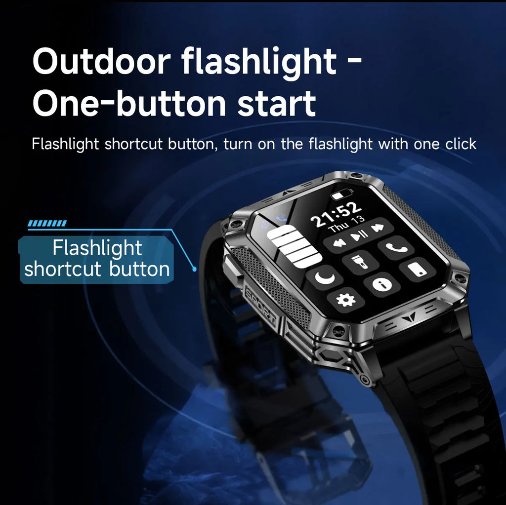 Apex Outdoor Smartwatch | GPS, Flashlight, AMOLED, 10ATM - Your Ultimate Adventure Companion