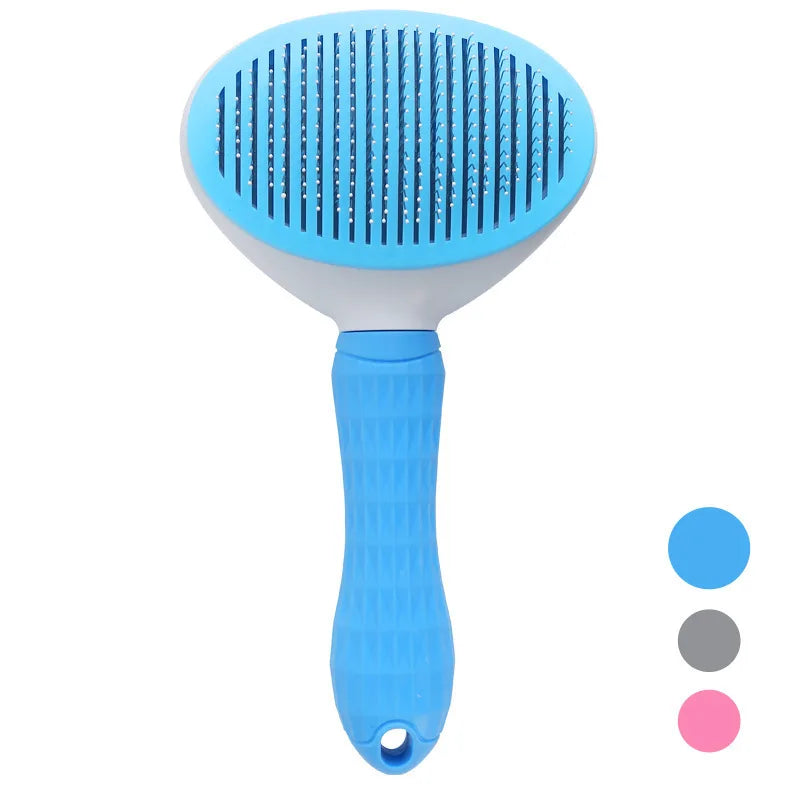 Self Cleaning Pet Brush & Dematting Comb - Dogs & Cats