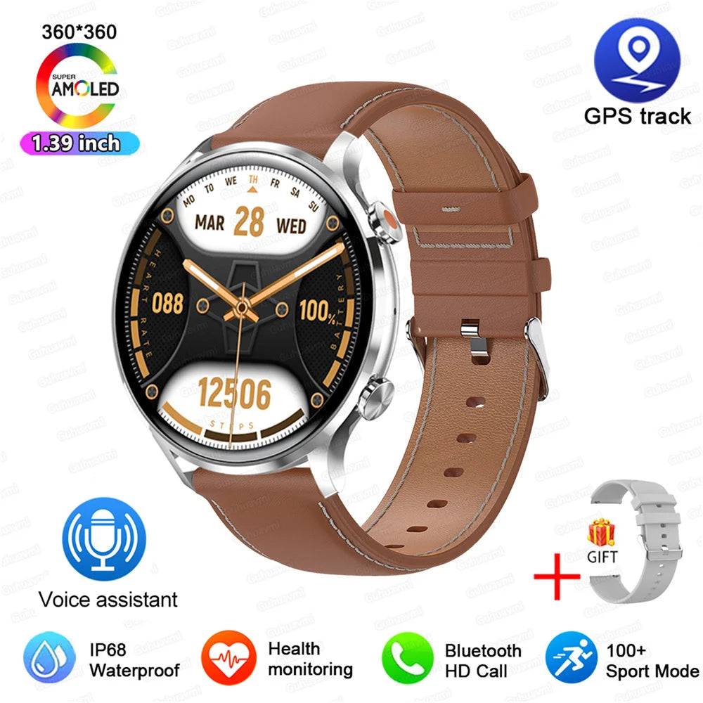 Vabena 2026 Smartwatch for Women & Men | AMOLED, GPS, IP68