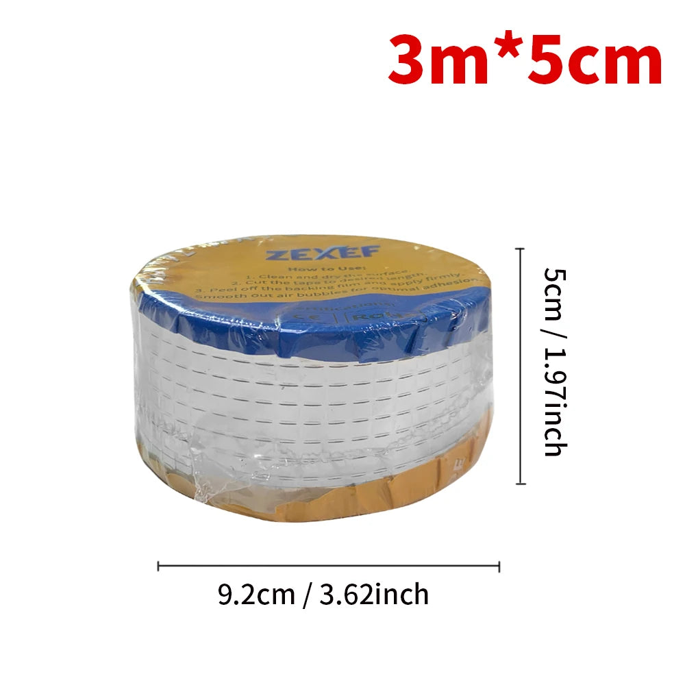 Waterproof Aluminum Butyl Tape - High Temp Roof & Wall Repair Sealant