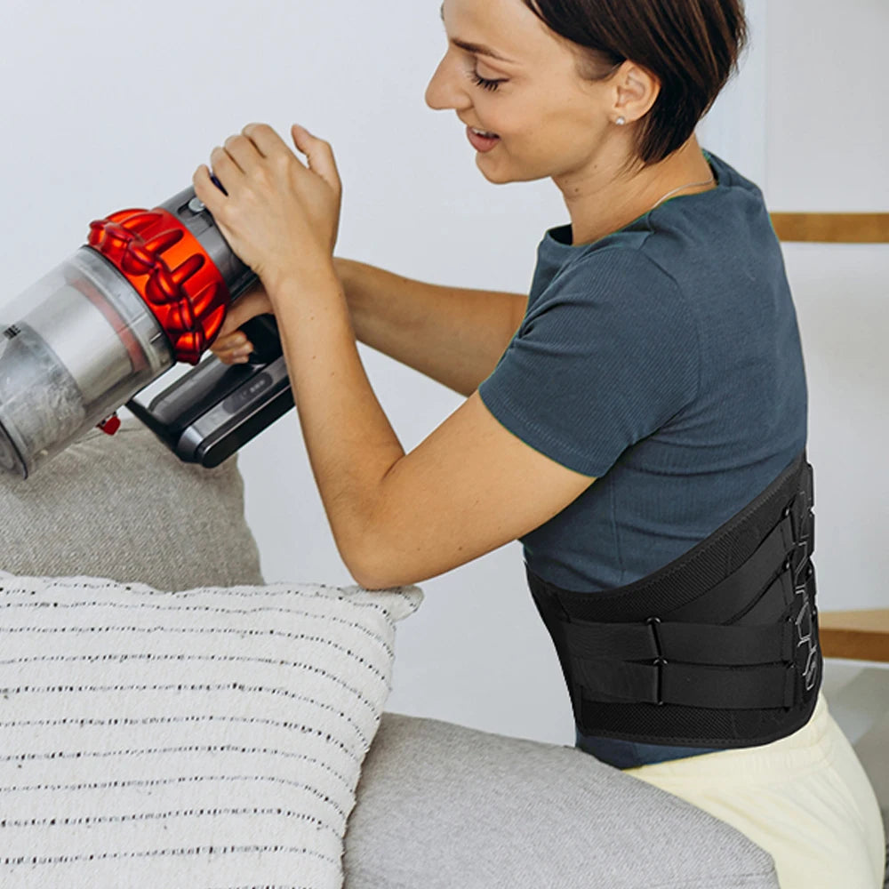 Lower Back Brace for Sciatica & Scoliosis Relief - Lumbar Support