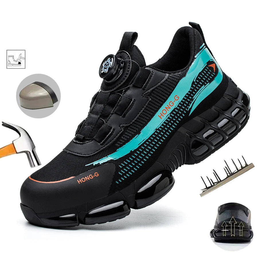 Manlegu Tough Safety Shoes - Ultimate Slip Resistance & Protection