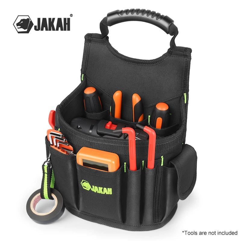 JAKAH Professional Electricians Tool Pouch | 21 Pockets, Ergonomic Handle
