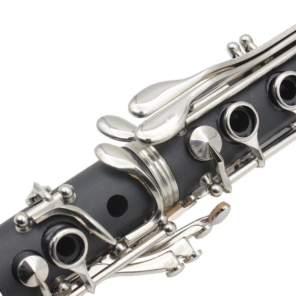SLADE Bb Clarinet 17 Keys Bakelite Professional Woodwind Instrument