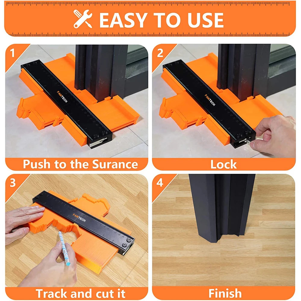 Contour Gauge for Irregular Shapes | Woodworking & Tiling Tool