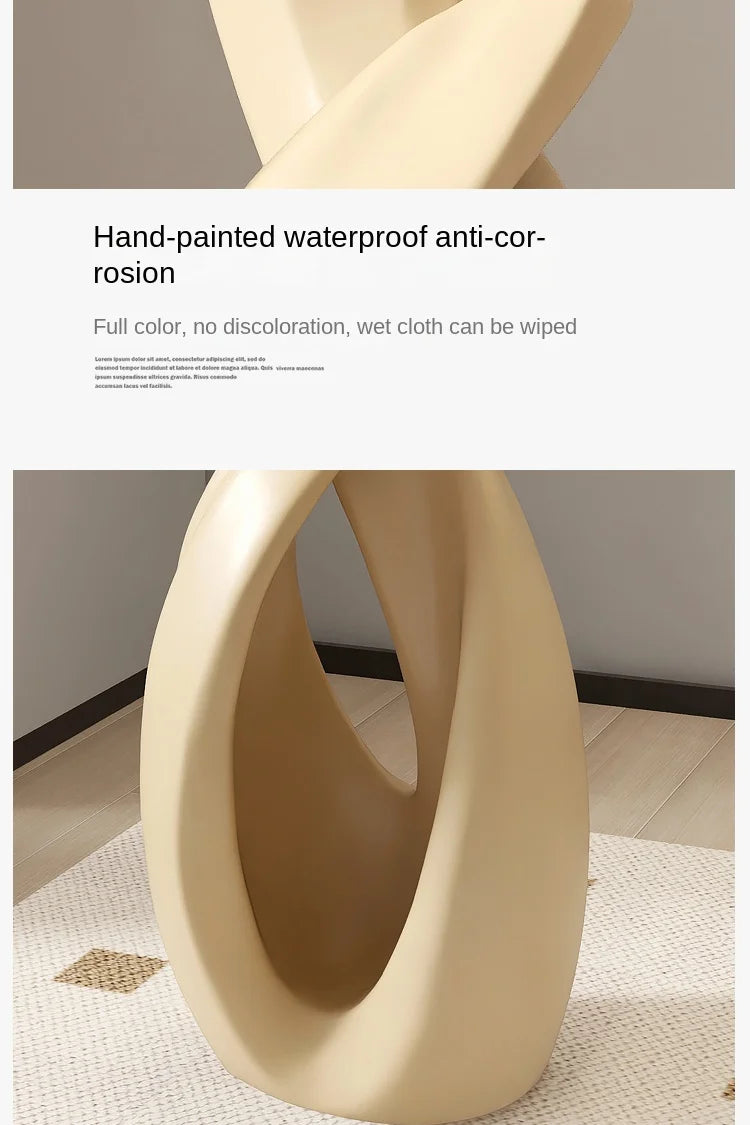 Nordic Abstract Luminous Floor Sculpture | Artistic Illumination