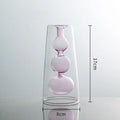 Elegant Glass Hydroponic Vases - Modern Wedding & Home Decor