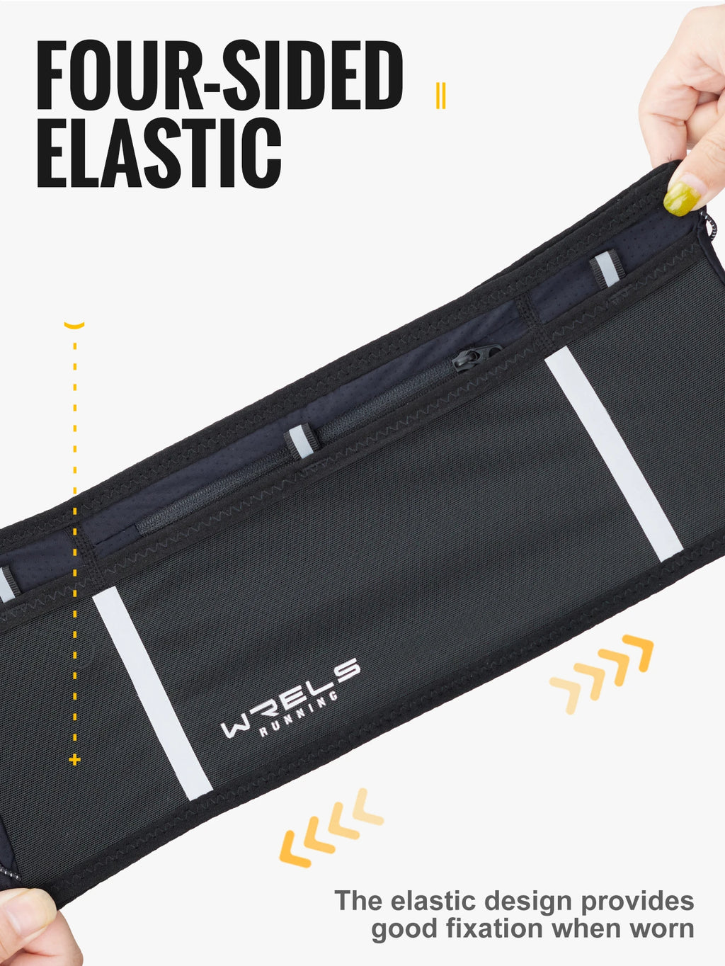 WRELS Invisible Running Belt - Waterproof Multi-Function Marathon Fanny Pack