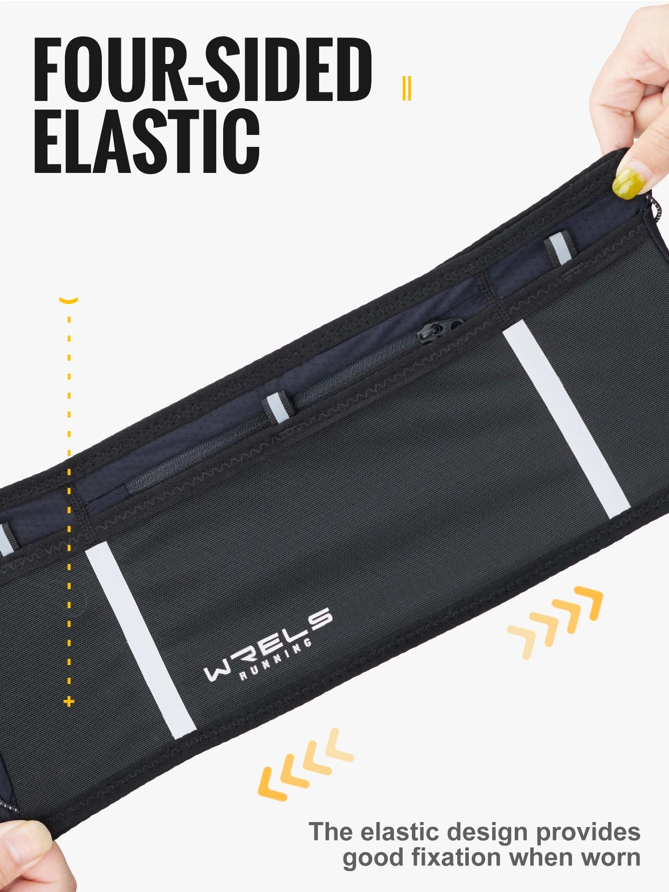 WRELS Invisible Running Belt - Waterproof Multi-Function Marathon Fanny Pack