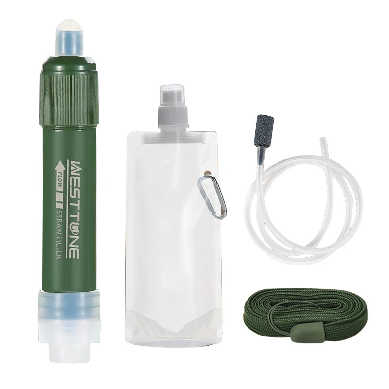 Westtune Portable Water Filter Straw | Survival & Camping Filter