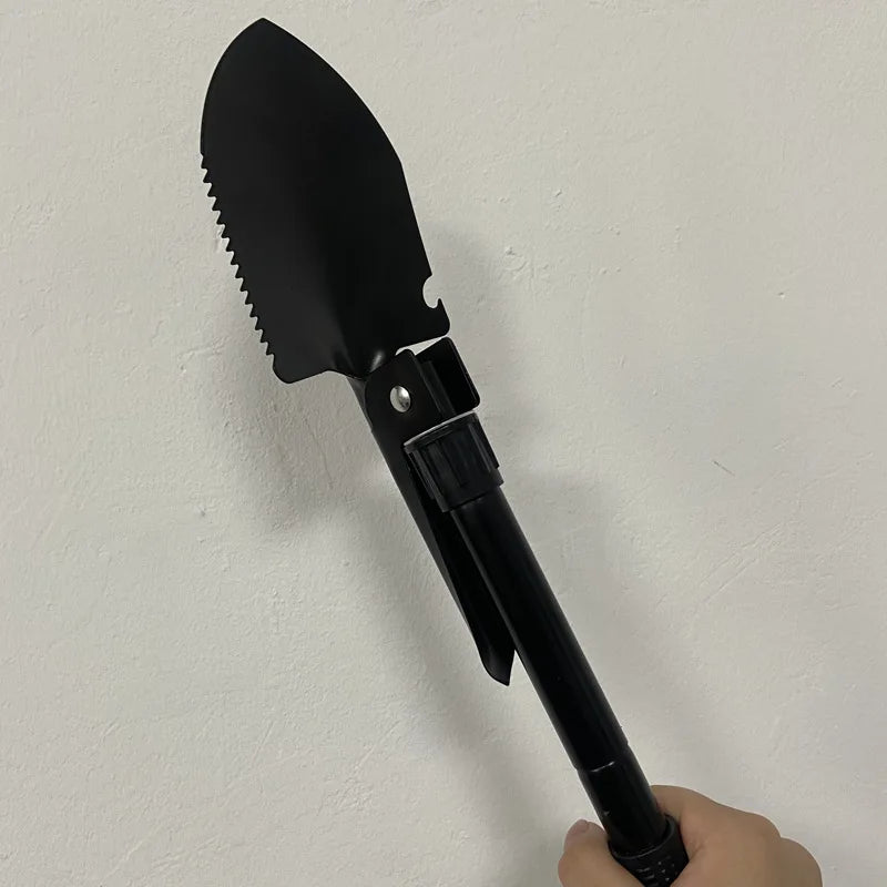 Vabena Outdoor 4-in-1 Multifunctional Folding Sapper Shovel - Stainless Steel