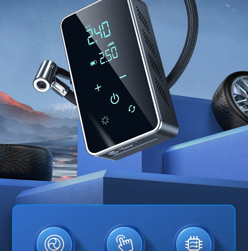 Portable Wireless 150psi Tire Inflator with Digital Display