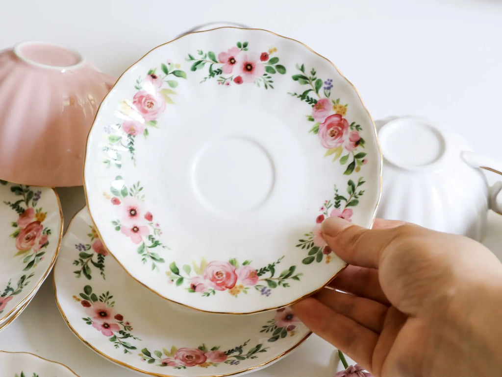 Vabena Luxury Bone China Coffee & Tea Set - Elegant Serveware