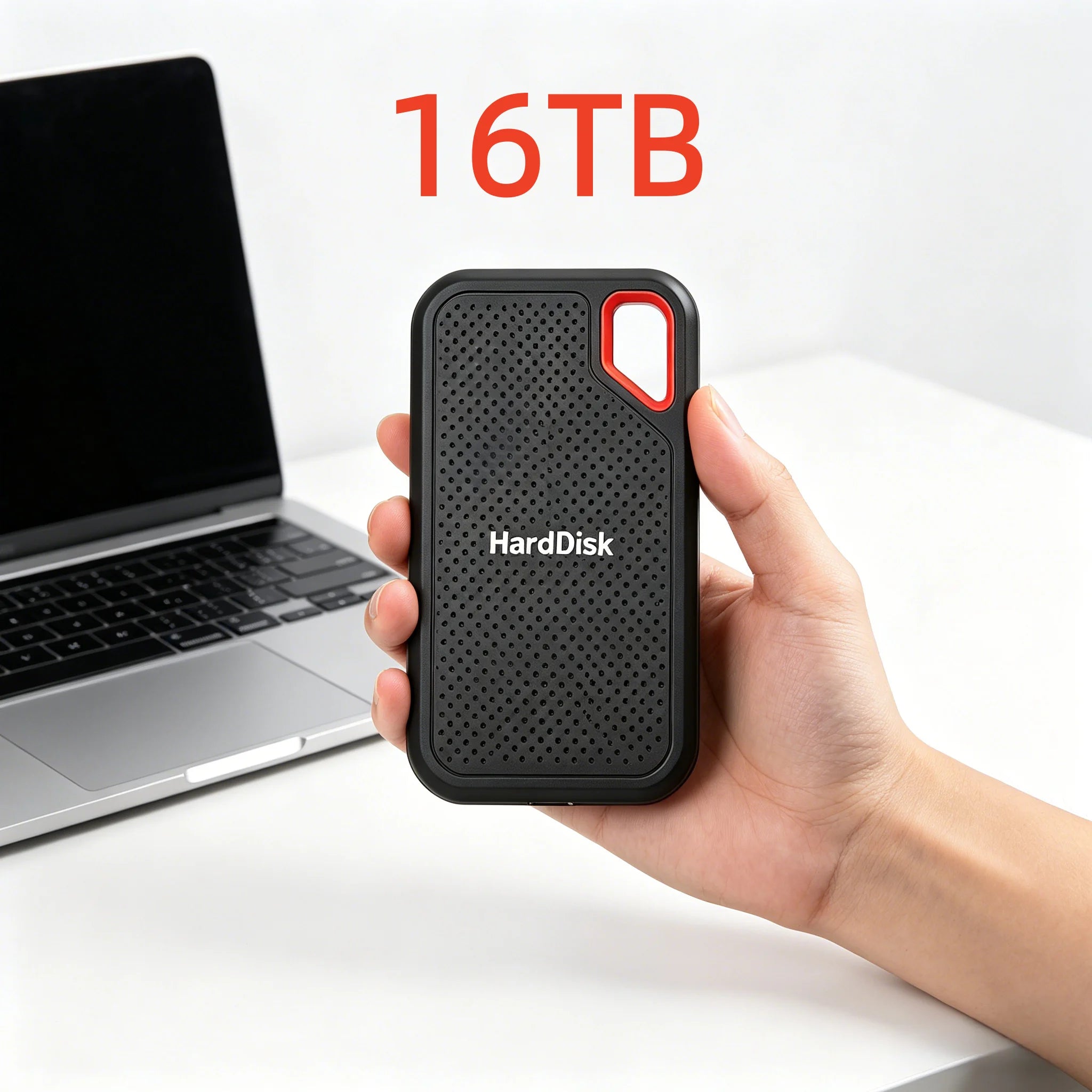 4TB Portable SSD Waterproof Shockproof High-Speed External Drive Pro