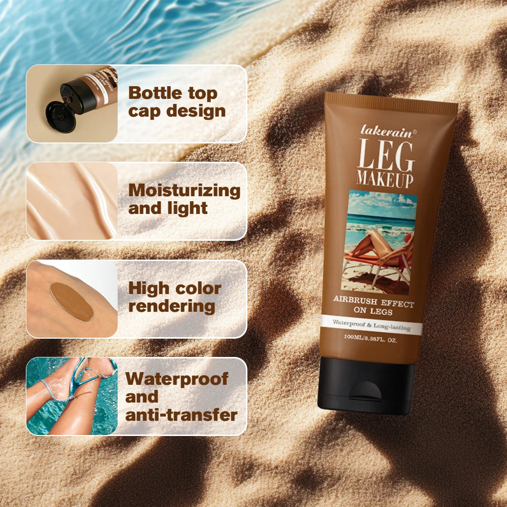 Vabena 100ml Leg Makeup - Long-lasting, Waterproof & Anti-Transfer Foundation