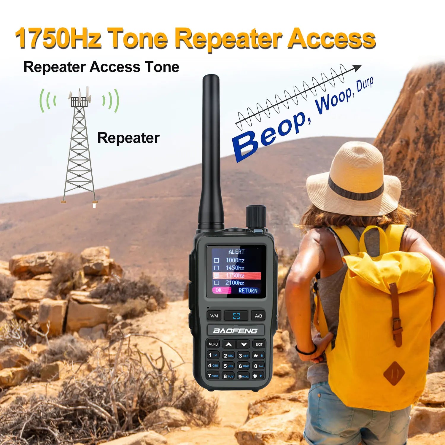 Baofeng UV-5R Mini 2PCS Dual Band Walkie Talkie - Compact 5W Amateur Radio with Air Band Rx & Type-C