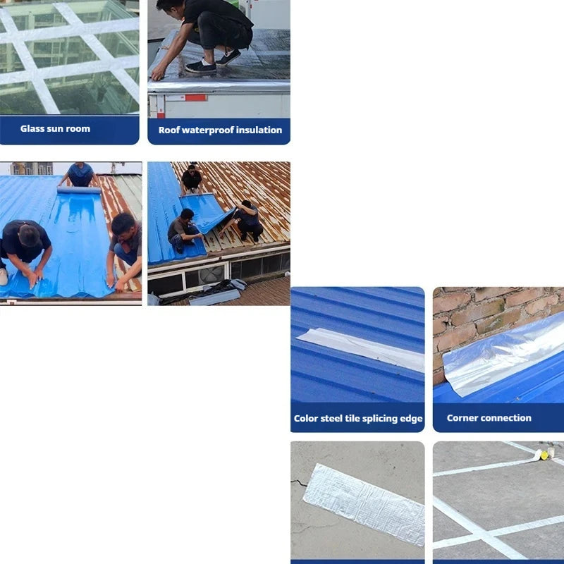 Roof & Wall Repair Tape 10m - Self-Adhesive, Waterproof, Heat Insulated
