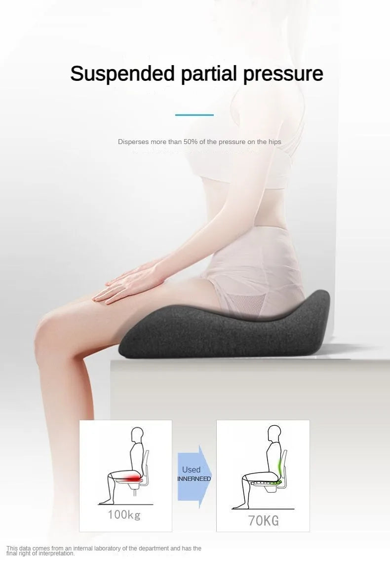 New Tailbone Sciatica Back Pain Relief Office Car Seat Cushion