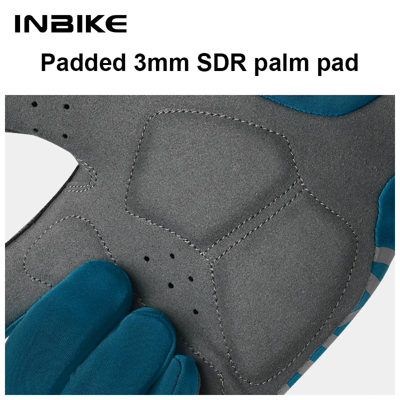 INBIKE Full Finger Touch Screen Cycling Gloves - MTB Road Bike Spring Summer