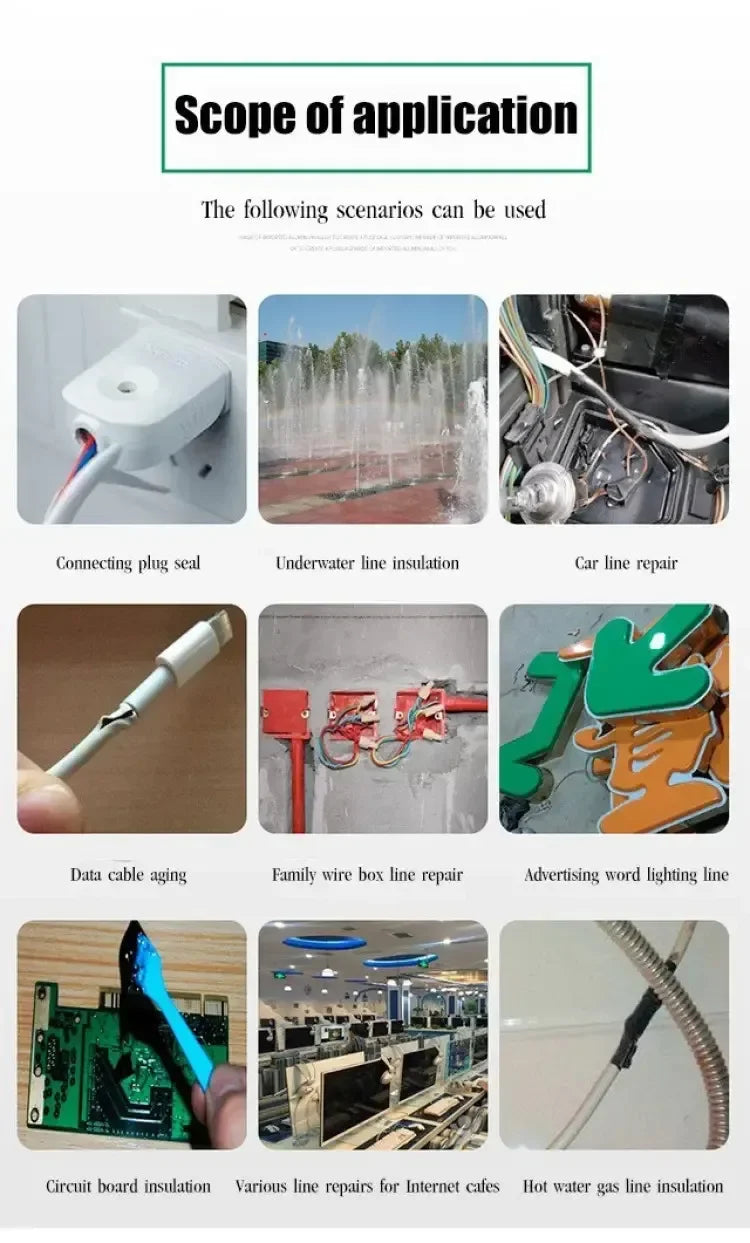 Waterproof High-Temp Electrical & Data Cable Sealant Tape