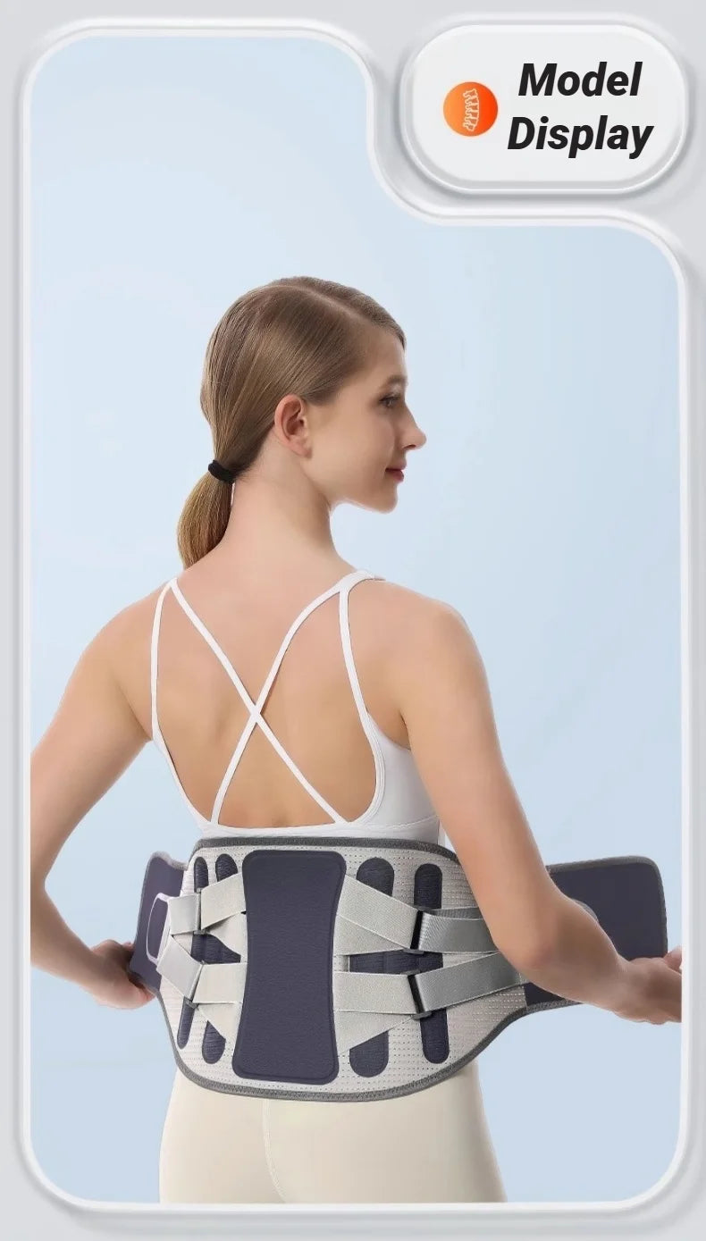 Back Brace Support Belt for Lower Back Pain Relief | Adjustable Lumbar Waist Support