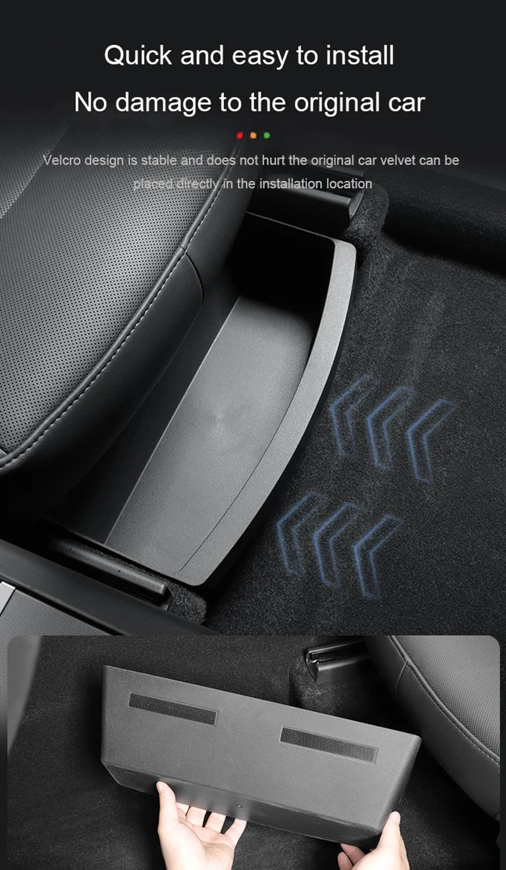 Tesla Model Y Juniper Under-Seat Storage Organizer (2025-2026)