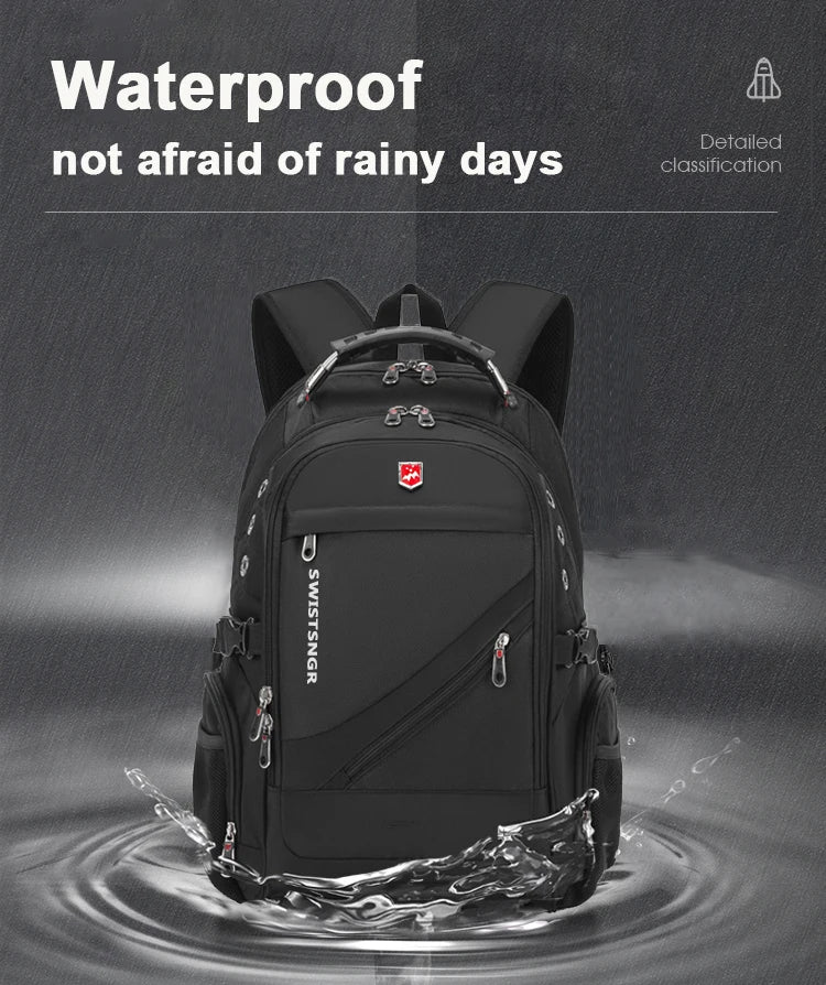Vabena 2026 Waterproof Laptop Backpack - 17/20 Inch Travel & Everyday Rucksack for Men & Women