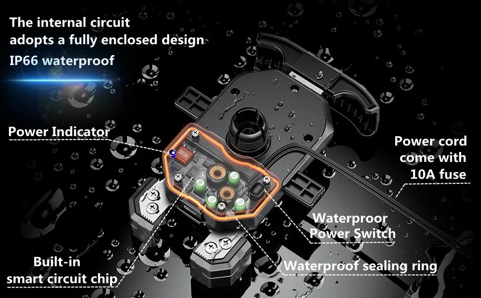 Motorcycle Phone Holder with Fast Wireless & USB Charging | Handlebar & Mirror Mount