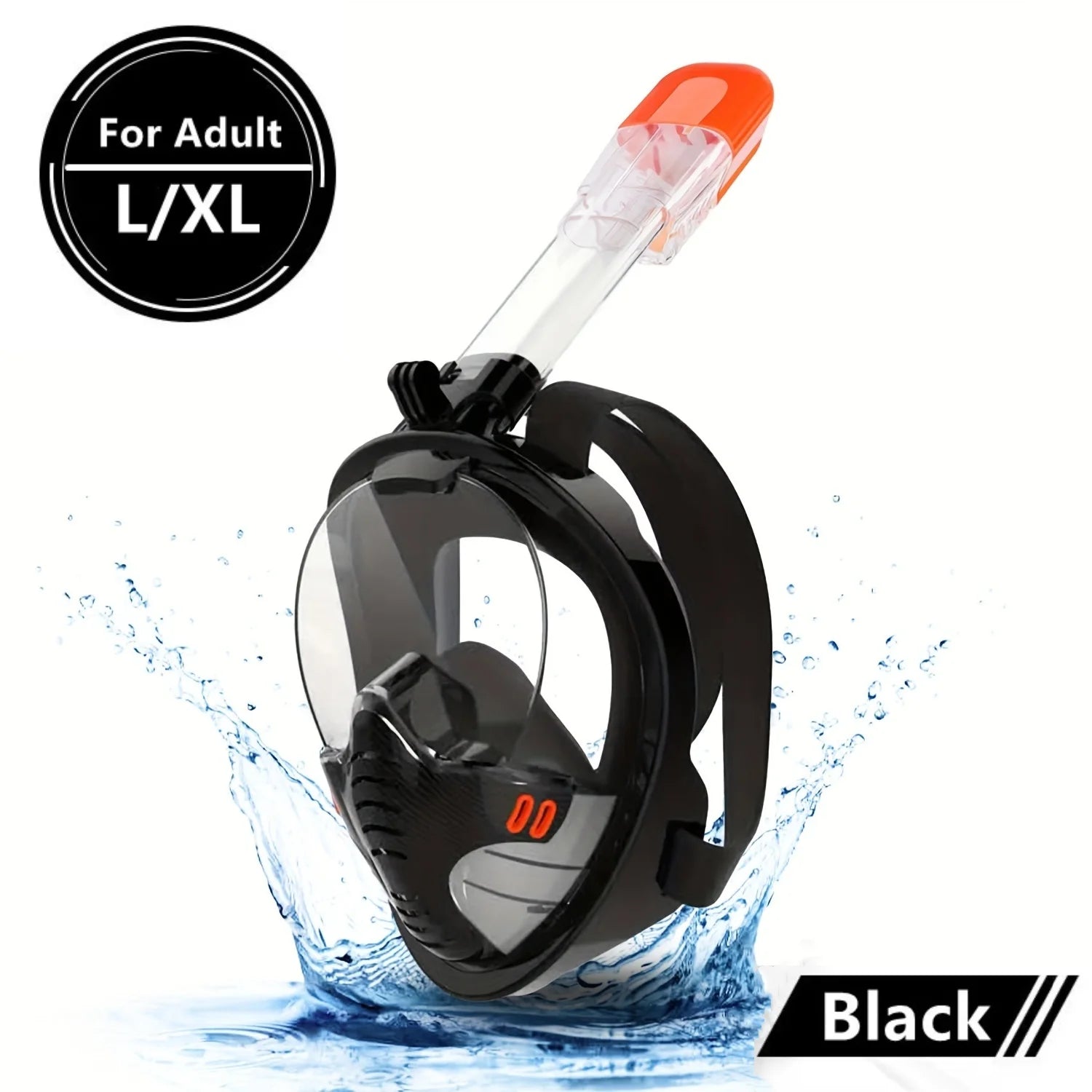 Vabena Full Face Diving Mask - Anti-Fog Snorkel Gear for Adults & Kids