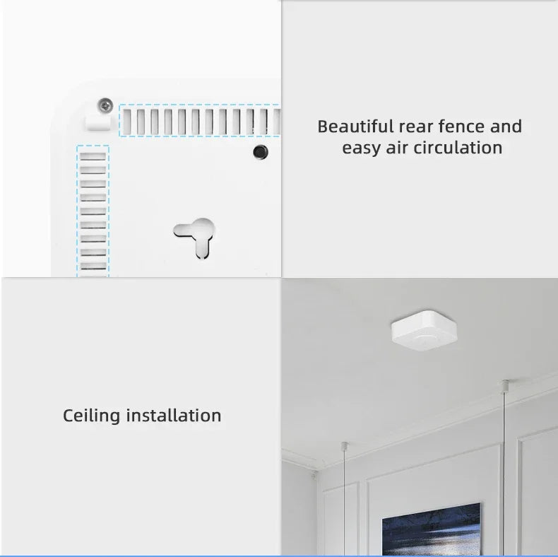 Tuya ZigBee 6-in-1 Smart Air Quality Monitor - Home Environment Detector