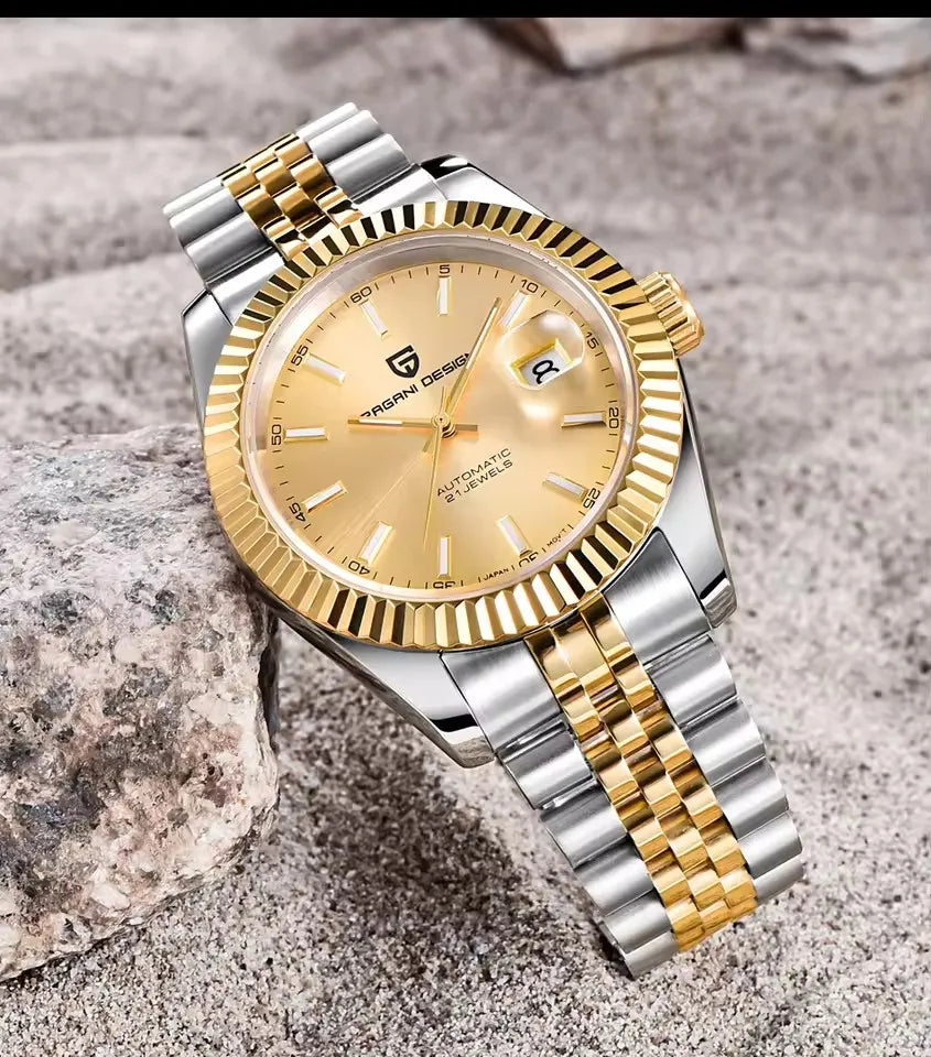 PAGANI DESIGN 2026 DateJust Luxury Men's Mechanical Watch PD-1645