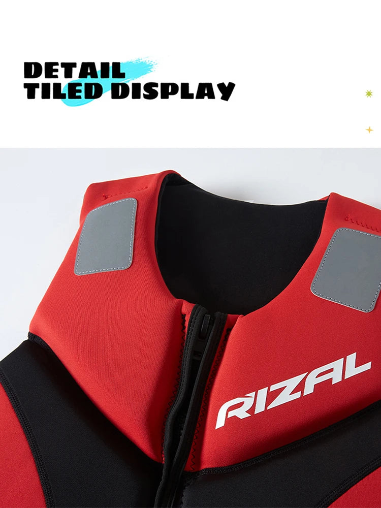 RIZAL Slim Fit Buoyancy Vest for Water Sports - Kayaking, Surfing, Paddleboarding