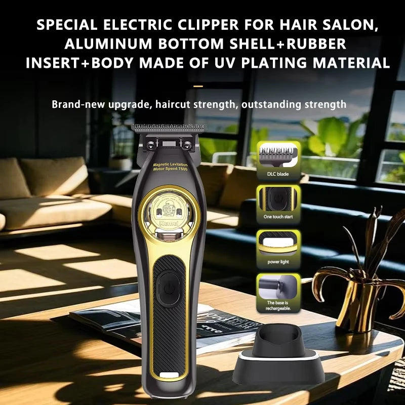 Kemei Professional Cordless Hair Clippers & Trimmer Electric