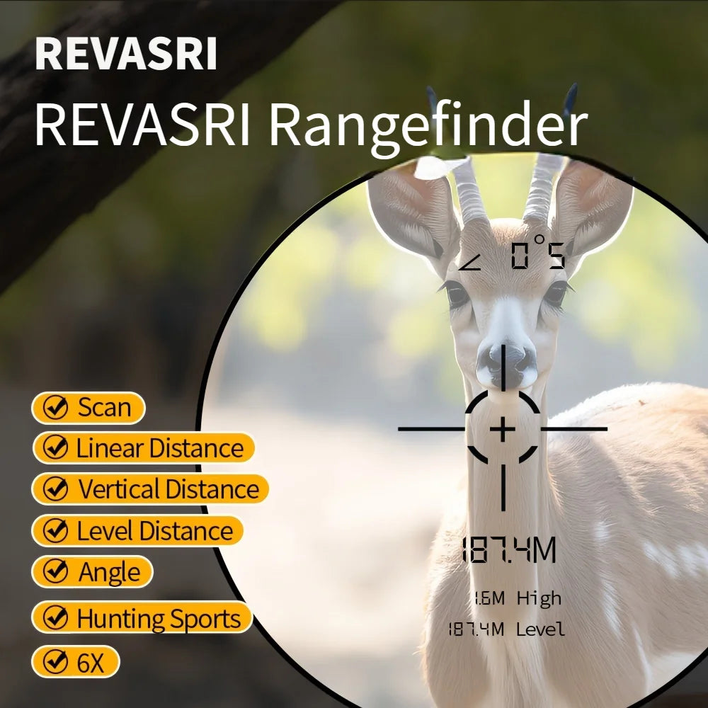 REVASRI Laser Hunting Rangefinder 1000M: Ultimate Precision Optics