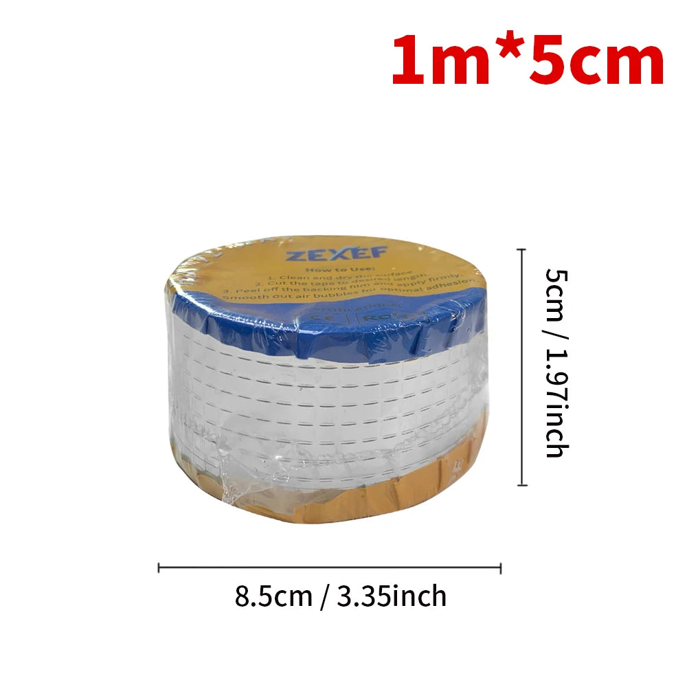 Waterproof Aluminum Butyl Tape - High Temp Roof & Wall Repair Sealant