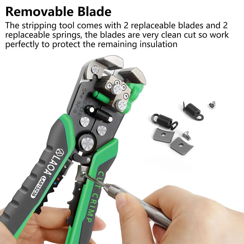 LAOA Automatic Wire Stripper Crimper Pliers - Electrician Tool