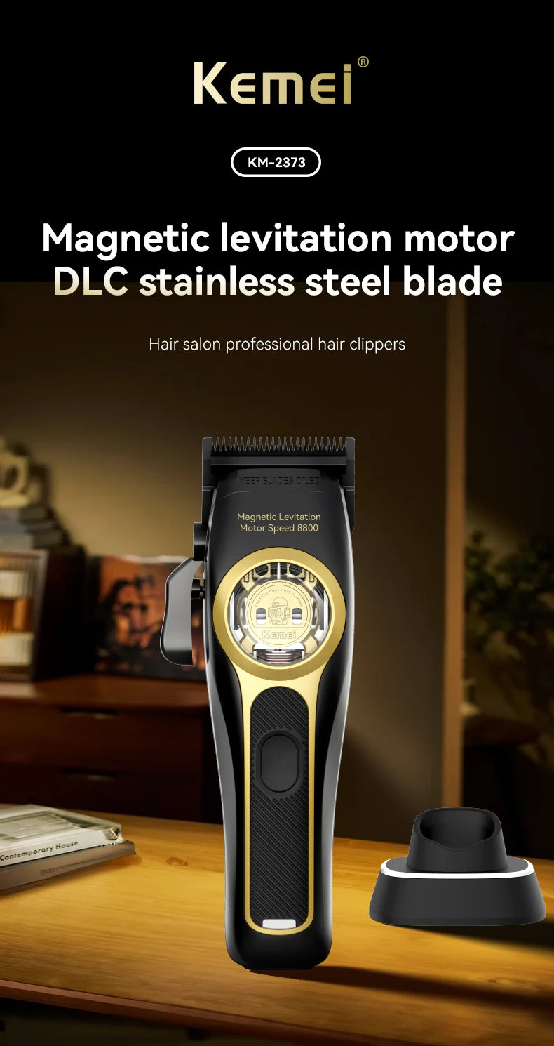 Kemei Professional Cordless Hair Clippers & Trimmer Electric