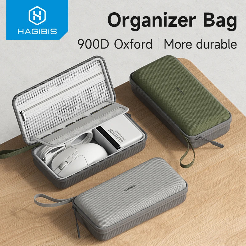 Hagibis Travel Cable Organizer Bag - Portable Electronics Carry Case