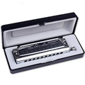 Professional Chromatic Harmonica C Key - 10 Holes, 40 Tones for All Ages