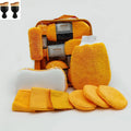 11pcs Car Cleaning Kit with Tire Brush & Microfiber Gloves
