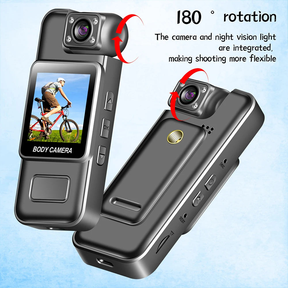Mini 4K HD WiFi Body Camera | Wearable Security Recorder