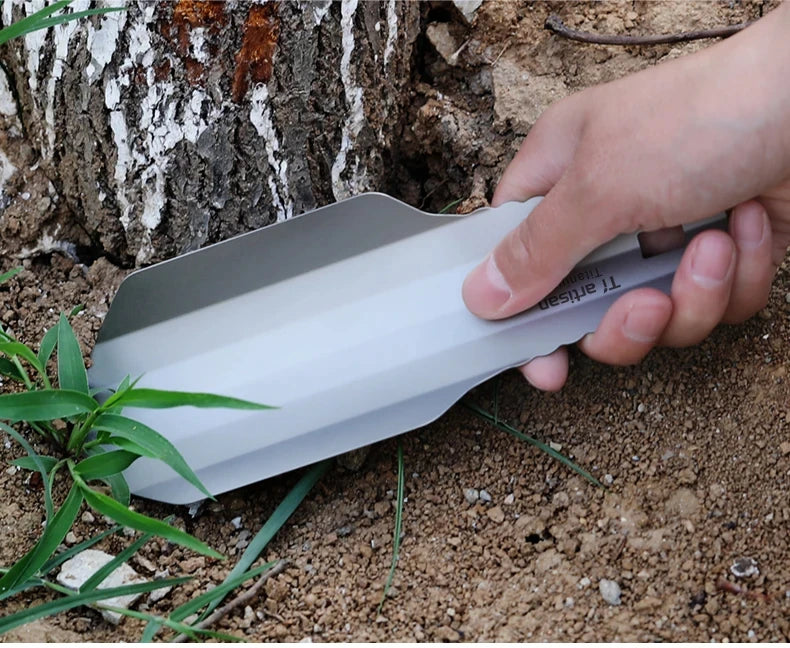 Tiartisan Titanium Mini Trowel - Ultralight Camping Hiking Garden Shovel